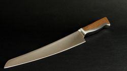 Oak/Walnut wood, Caminada slicing knife