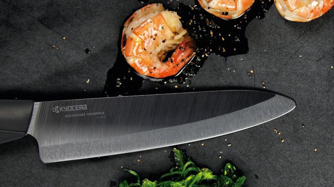 Couteau du Chef Lame Céramique 18 cm Kyocera Noir - ,  vente, achat, acheter